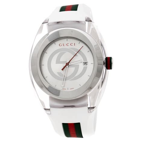 gucci 137.1 white watch|Gucci Sync Watch .